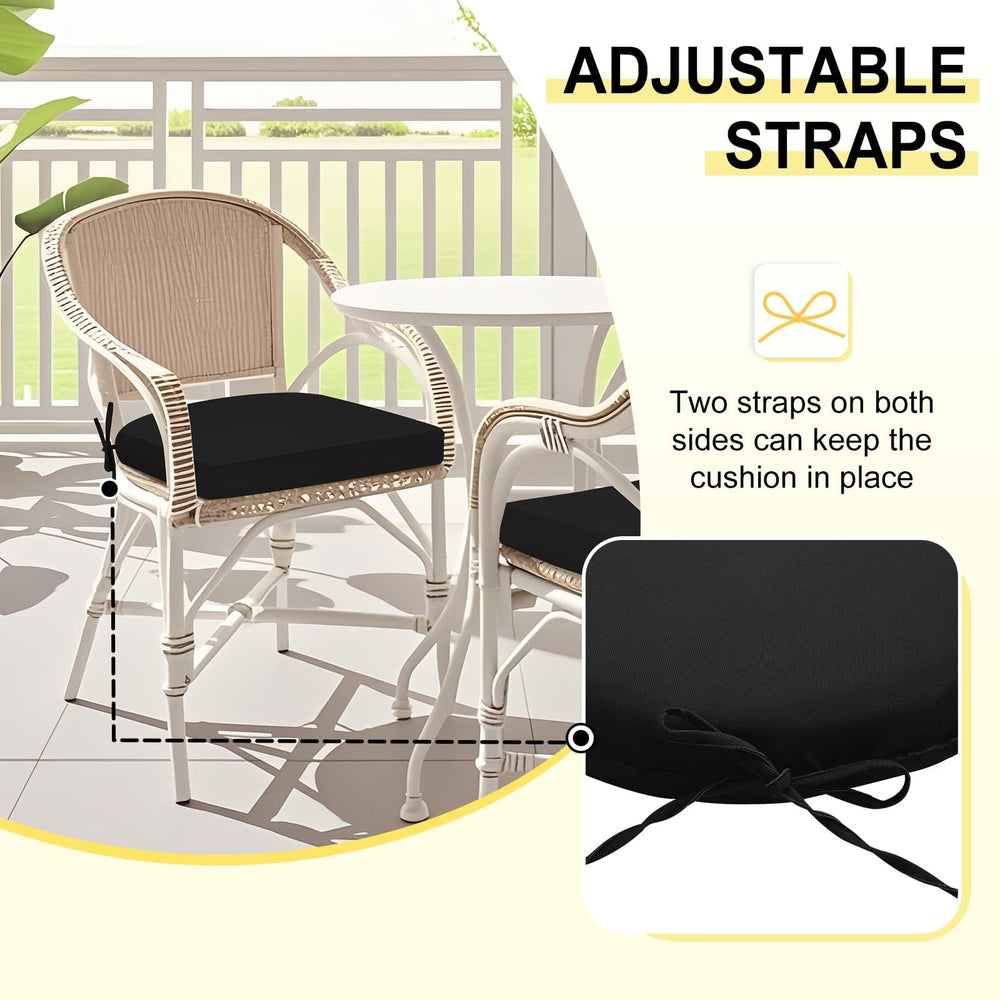 downluxe side profile showing 2-inch thickness for slim, stable seat padding