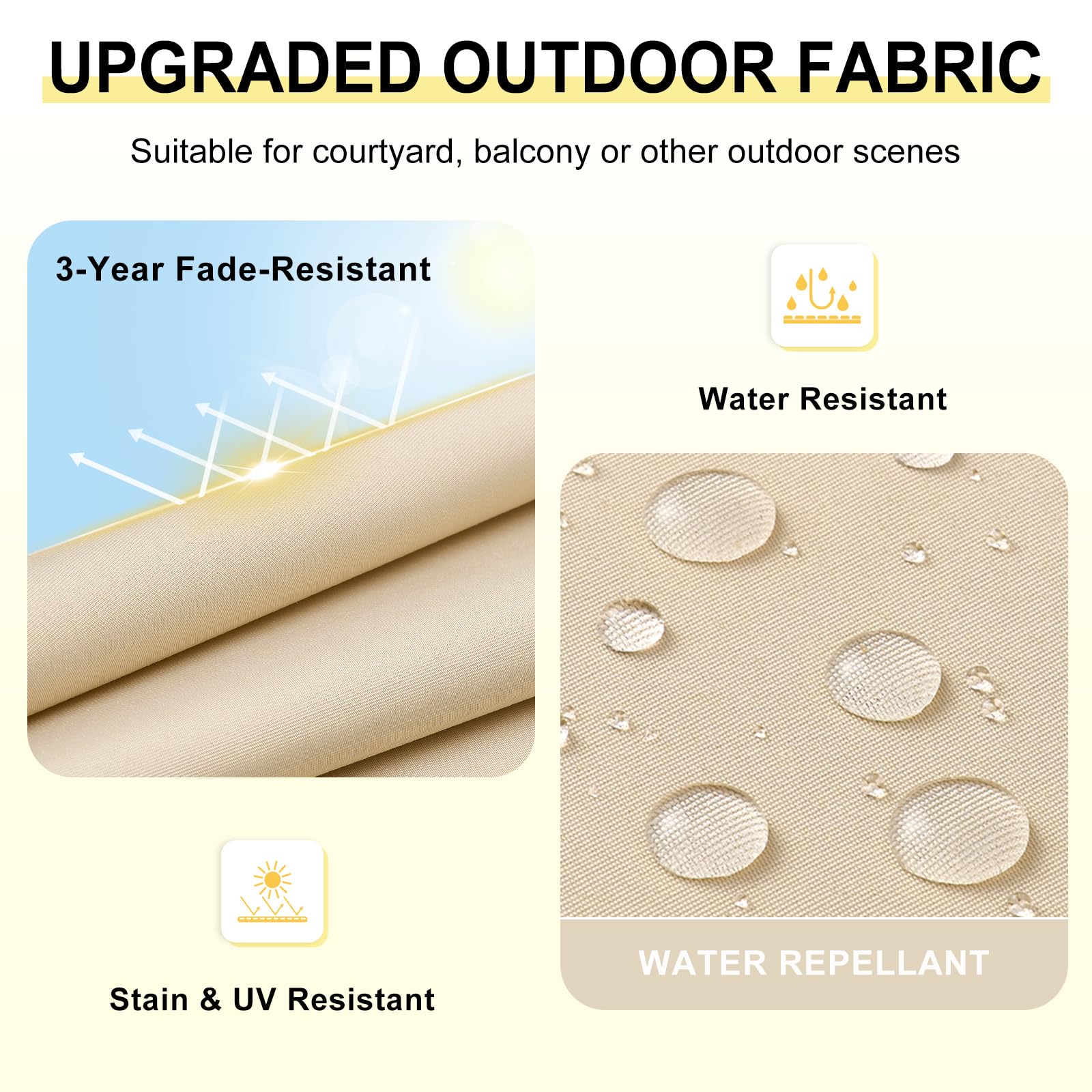 downluxe side profile foam thickness displaying supportive three-inch core