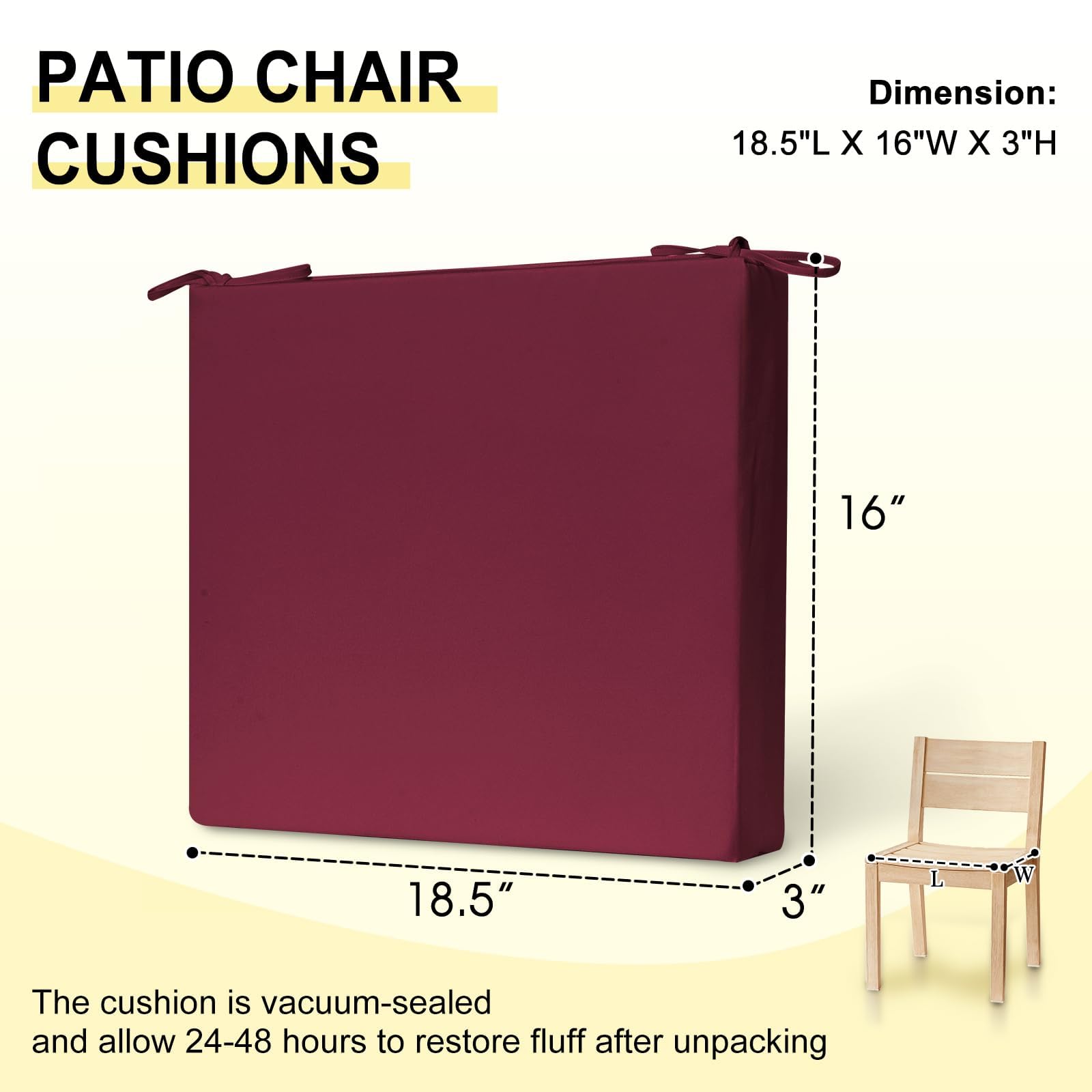 downluxe cushion resisting water splash demonstrating stain protection