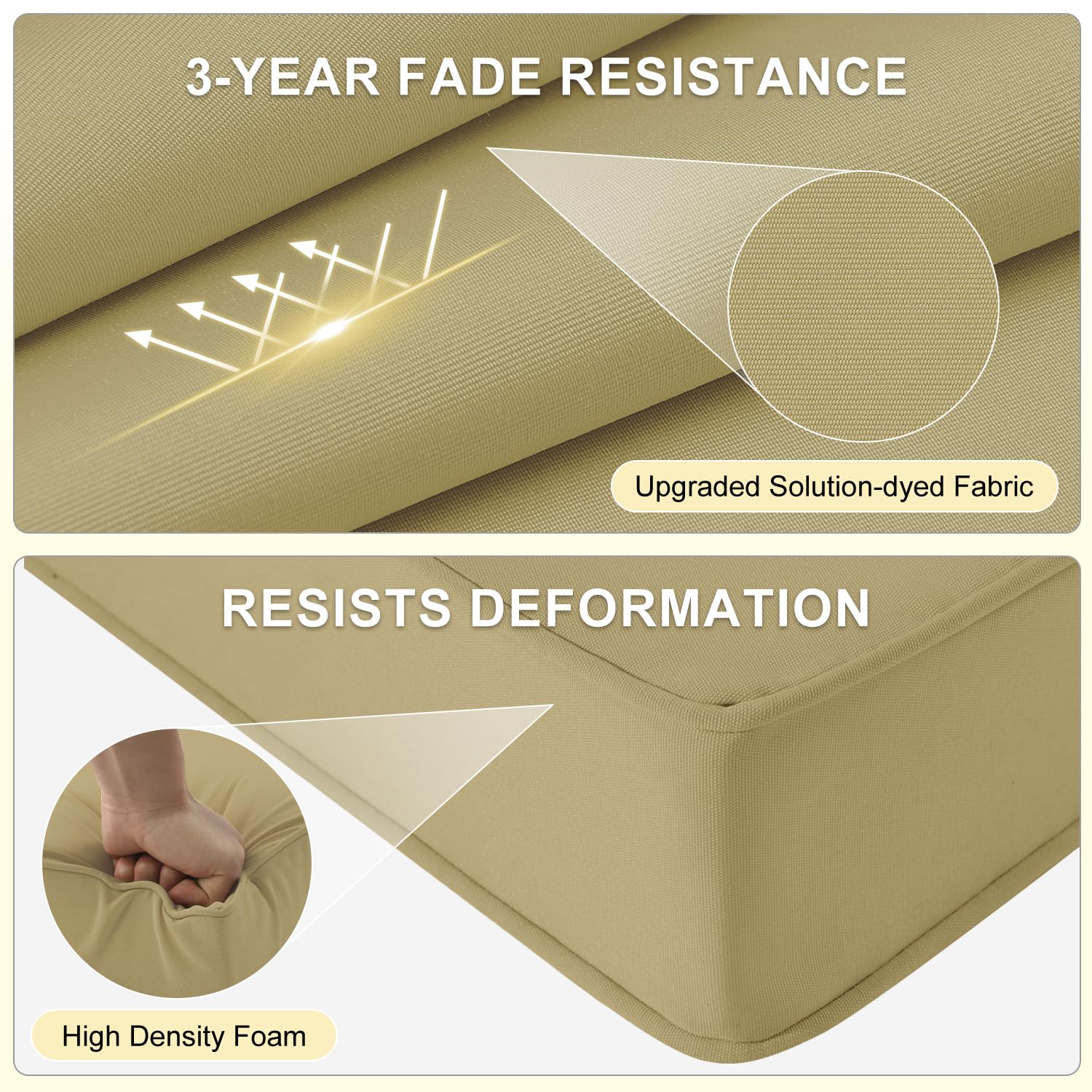 downluxe ties and hidden zipper detail showing fastening and removable cover benefit secure fit