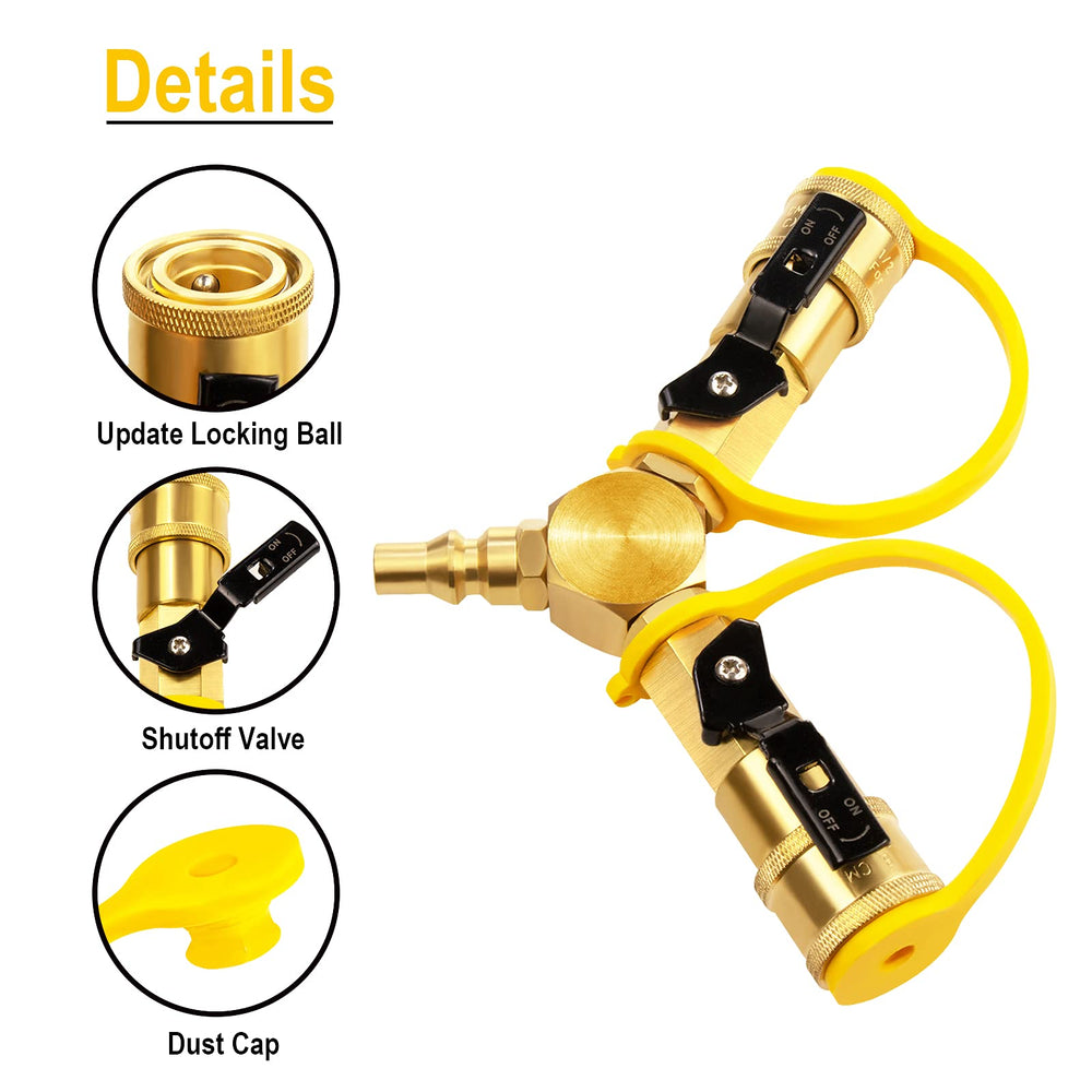 DOZYANT dust cap and connector protecting couplers and keeping debris out