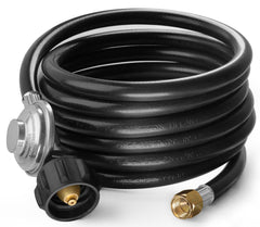 DOZYANT front assembly showing regulator and hose, durable connection benefit
