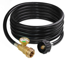 DOZYANT front view showing gauge and QCC1 connection for easy level checks
