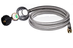 DOZYANT front view showing hose and regulator, durable connection benefit