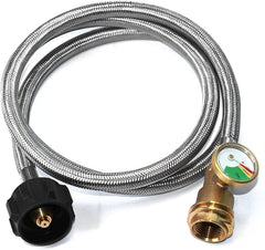 DOZYANT front view showing ACME to QCC connection and complete hose, improving connection convenience