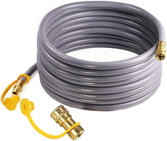 DOZYANT front view of the natural gas hose showing product and packaging for easy identification and safety
