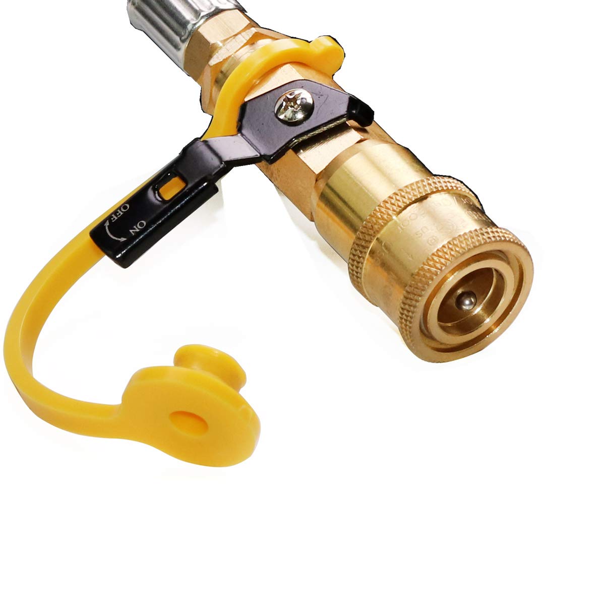DOZYANT 1/4 inch male and female quick-connect fittings detail for secure connection