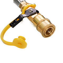 DOZYANT 1/4 inch male and female quick-connect fittings detail for secure connection