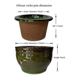 Dphagesy inner unglazed pot close-up highlighting breathable material benefit