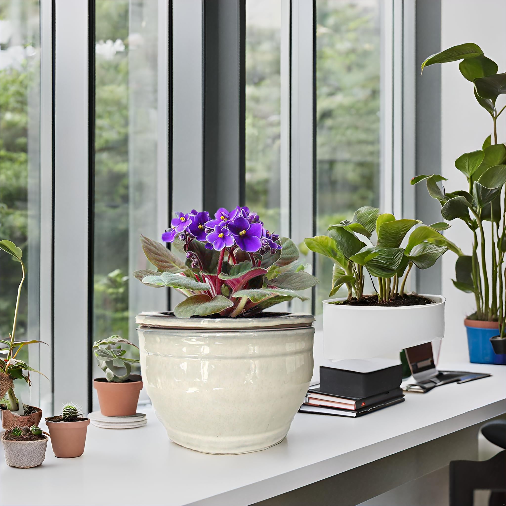 Dphagesy on windowsill daylight showing natural light placement advantage