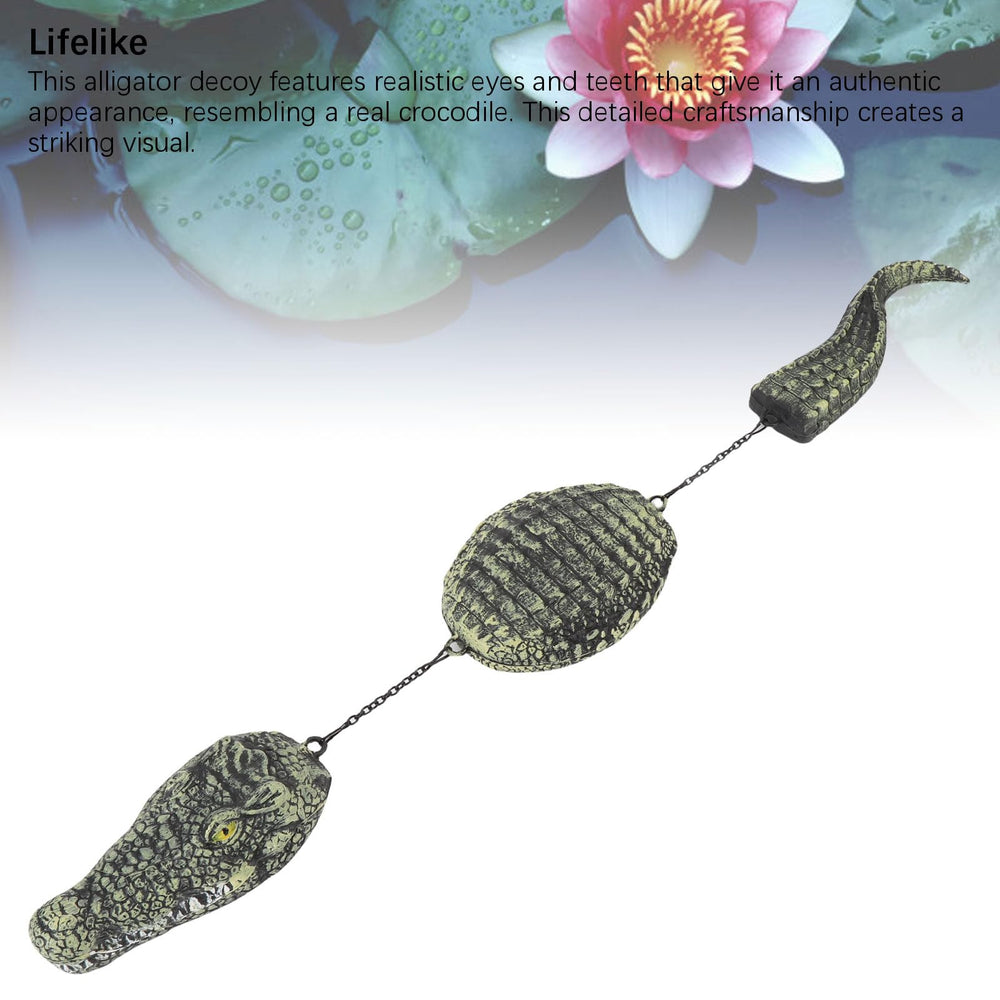 Dpofirs floating in pond illustrating stability and wildlife deterrent effect