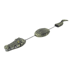 Dpofirs front view showing lifelike alligator shape and decorative impact
