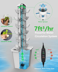 DPROOTS pump and reservoir view highlighting steady water circulation