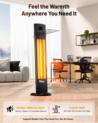 DR. INFRARED HEATER ceiling mounted delivering directed patio warmth benefit