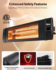 DR. INFRARED HEATER high-reflectivity mirror plate close-up for efficient heat