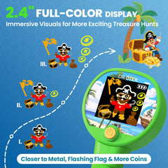 DR.ÖTEK close-up of the 2.4-inch color LCD displaying animated icons to boost engagement
