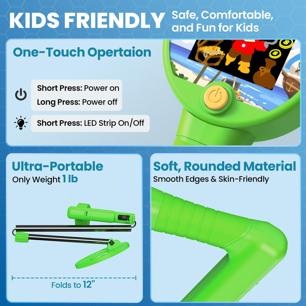 DR.ÖTEK complete kit laid out with shovel rake and 9V battery encouraging STEM exploration
