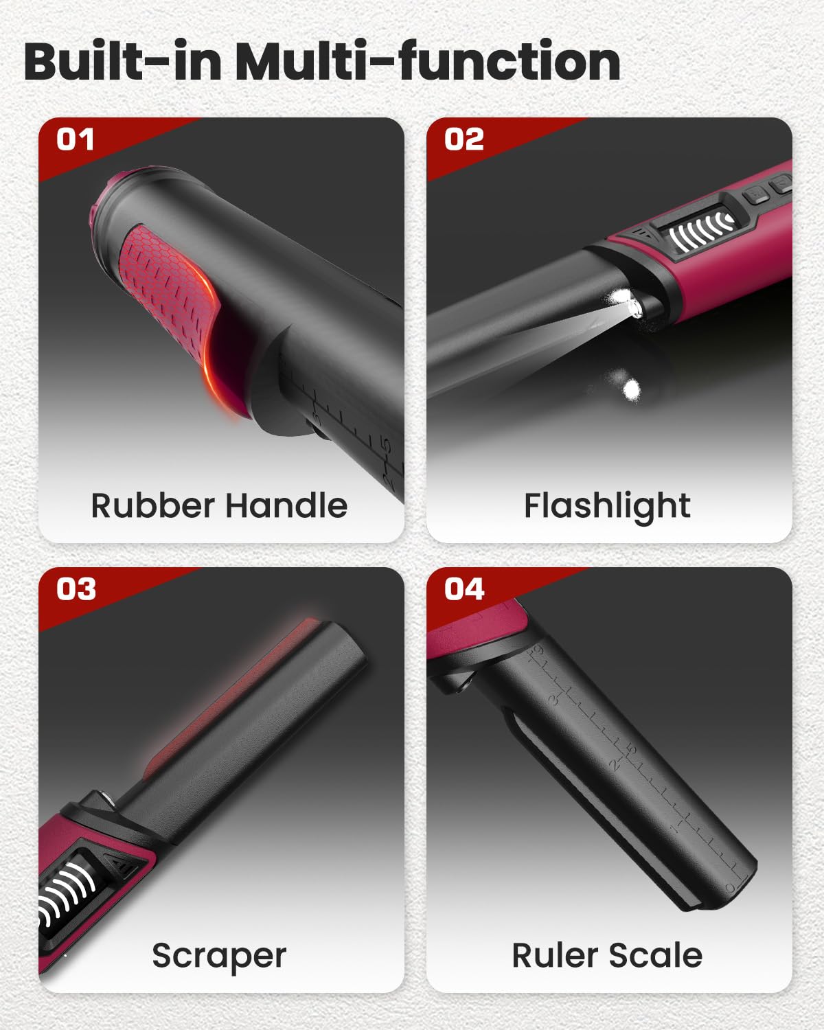 DR.ÖTEK impact-resistant textured housing built to withstand drops and rough use