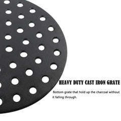 Dracarys grate installed in XL Big Green Egg demonstrating improved airflow
