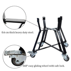Dracarys side profile with medium kamado demonstrating raised cooking height and convenience