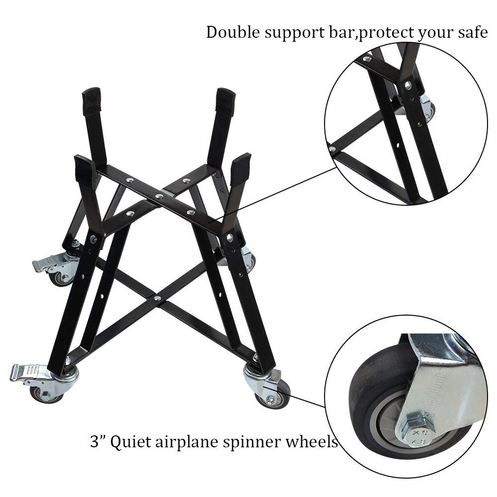 Dracarys underside support detail showing powder-coated steel strength and durable construction