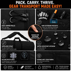 DRAGONXT carried with adjustable shoulder strap for comfortable transport