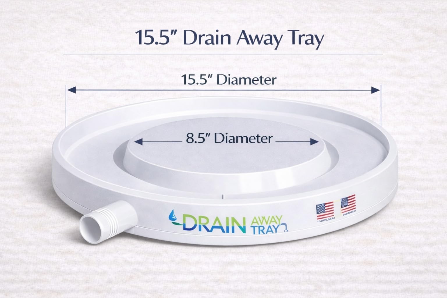 Drain Away Tray sloped gutter detail directing runoff efficiently