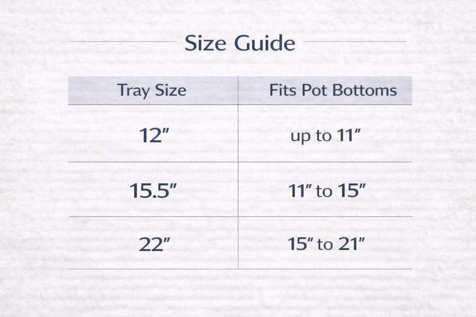 Drain Away Tray textured UV-resistant surface resisting sun damage