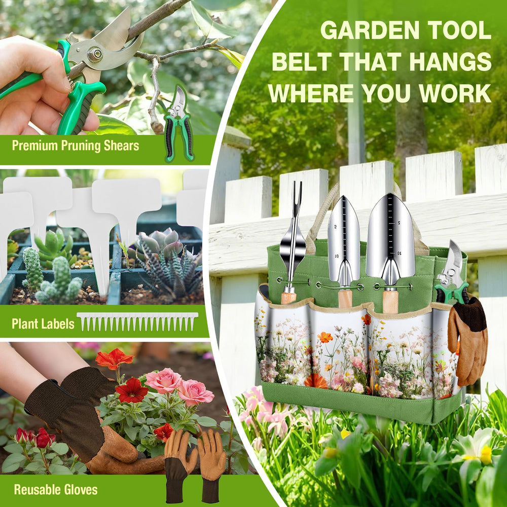 Drametic+ repotting mat and plant labels arranged for clean repotting and organization