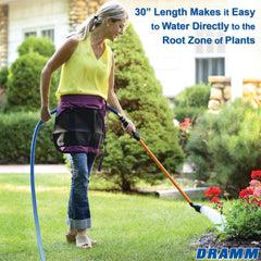 Dramm One Touch Rain Wand thumb valve close-up for effortless flow control