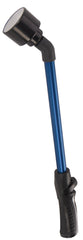 Dramm Rain Wand front view showing blue finish and spray head benefit gentle watering
