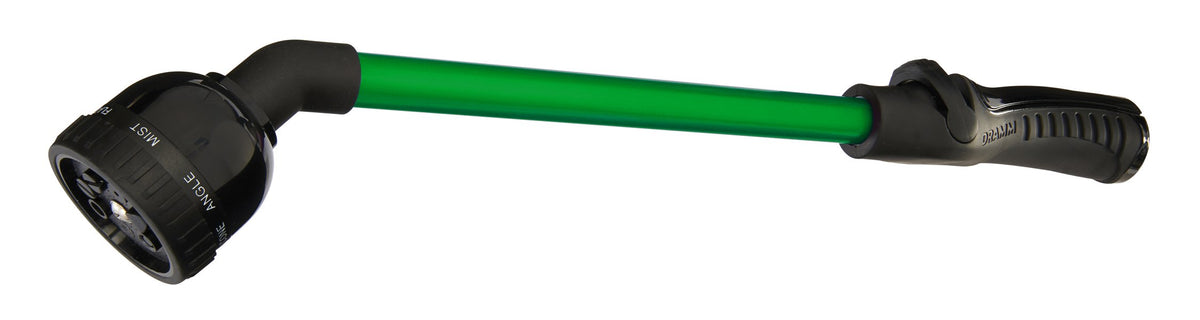 Dramm RainSelect front view showing wand and spray head for precise watering