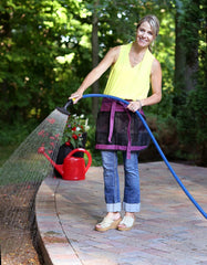 Dramm close-up of thumb-control slider for effortless one-handed watering