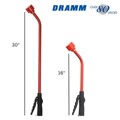 Dramm wand spraying gentle pattern across pots to conserve water