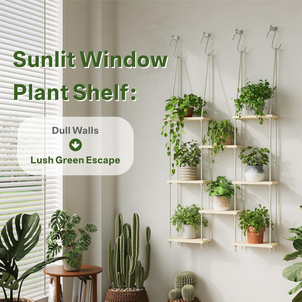 Drconox hung on a curtain rod showing easy no-drill installation and functional decor benefit