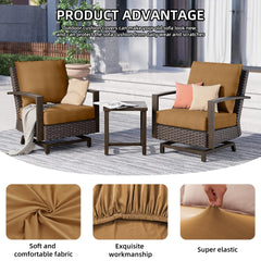 DREAHOTEXTIL cover fitted on outdoor couch demonstrating neat wrinkle-free fit