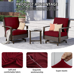 DREAHOTEXTIL cover fitted on patio sofa showing refreshed outdoor look