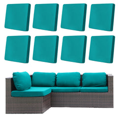 DREAHOTEXTIL front view of 8-piece cover pack showing color and fit
