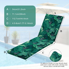 DREAHOTEXTIL poolside lounger with cover provides clean refreshed look
