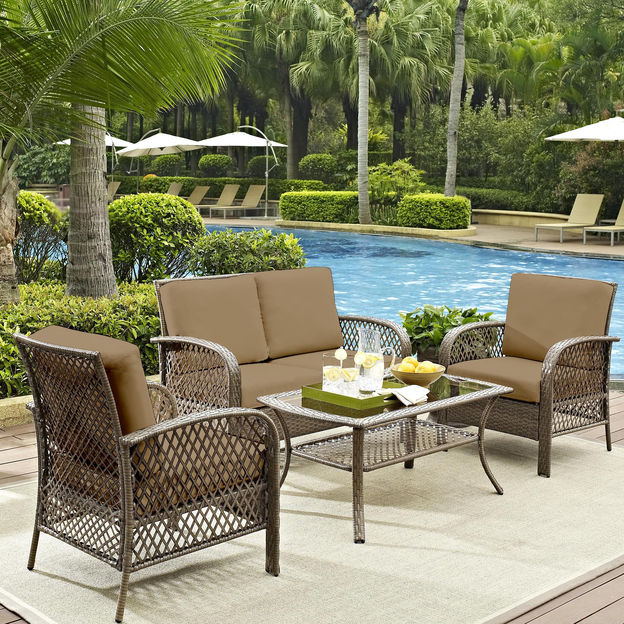 DREAHOTEXTIL styled porch scene illustrating cohesive outdoor décor upgrade