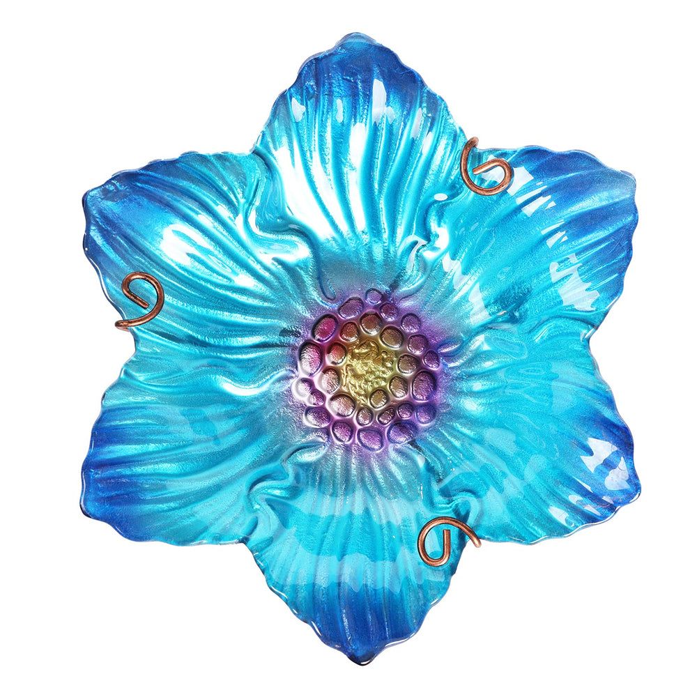 DREAM GARDEN close-up of flower-patterned glass showing durable finish