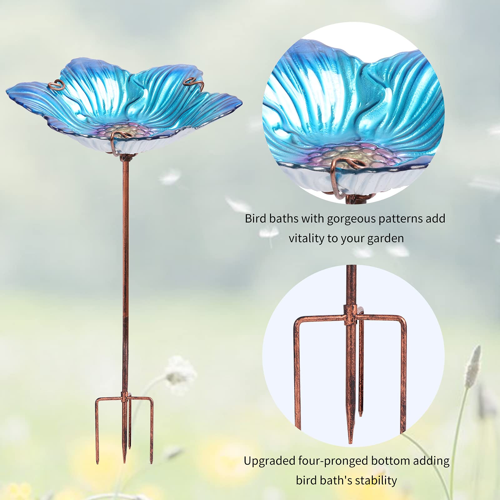 DREAM GARDEN detached glass bowl easy to lift and rinse for maintenance