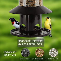 Dreamdrawer close-up of seed catcher tray reducing waste and keeping ground clean