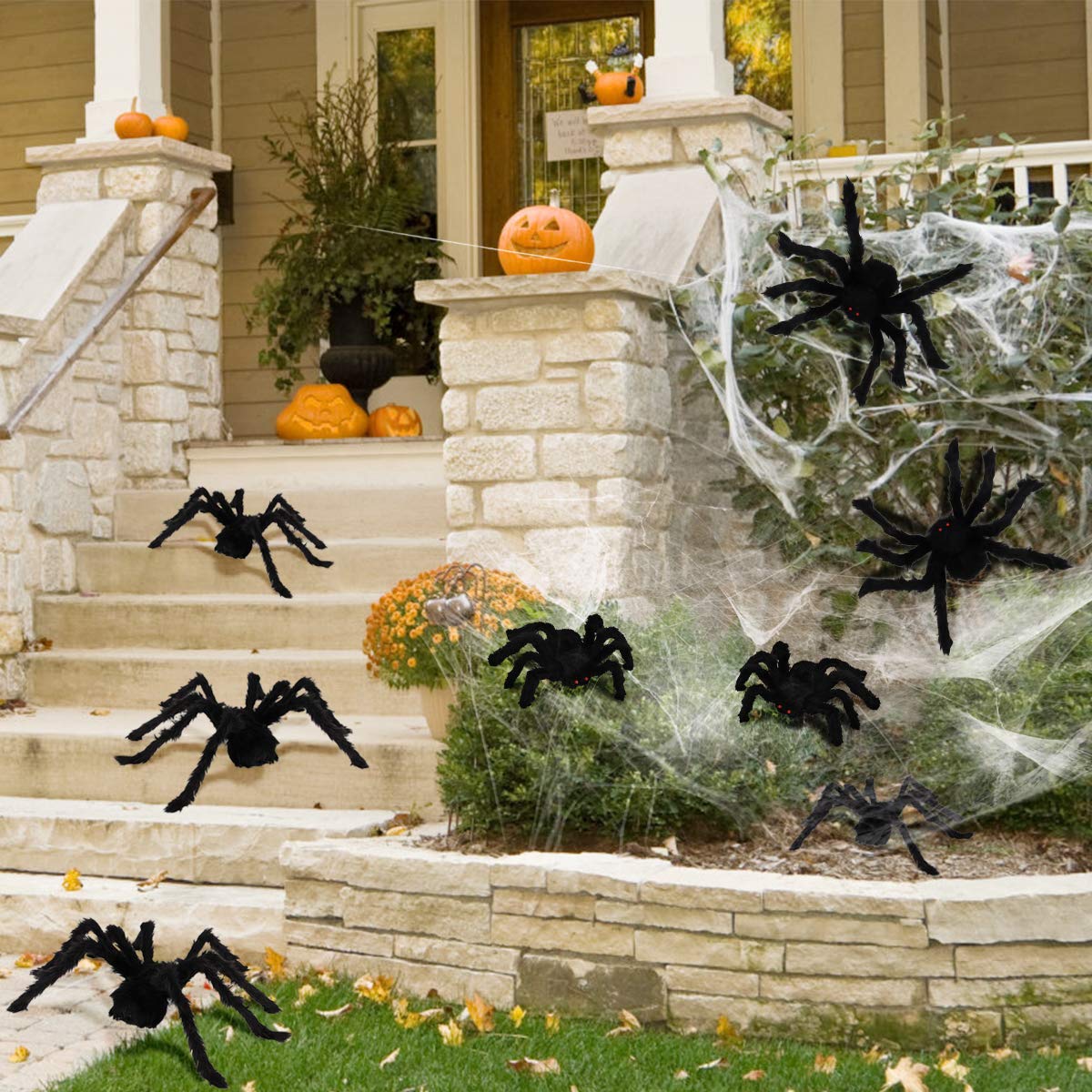 Dreampark spiders folded flat for compact storage and easy seasonal packing