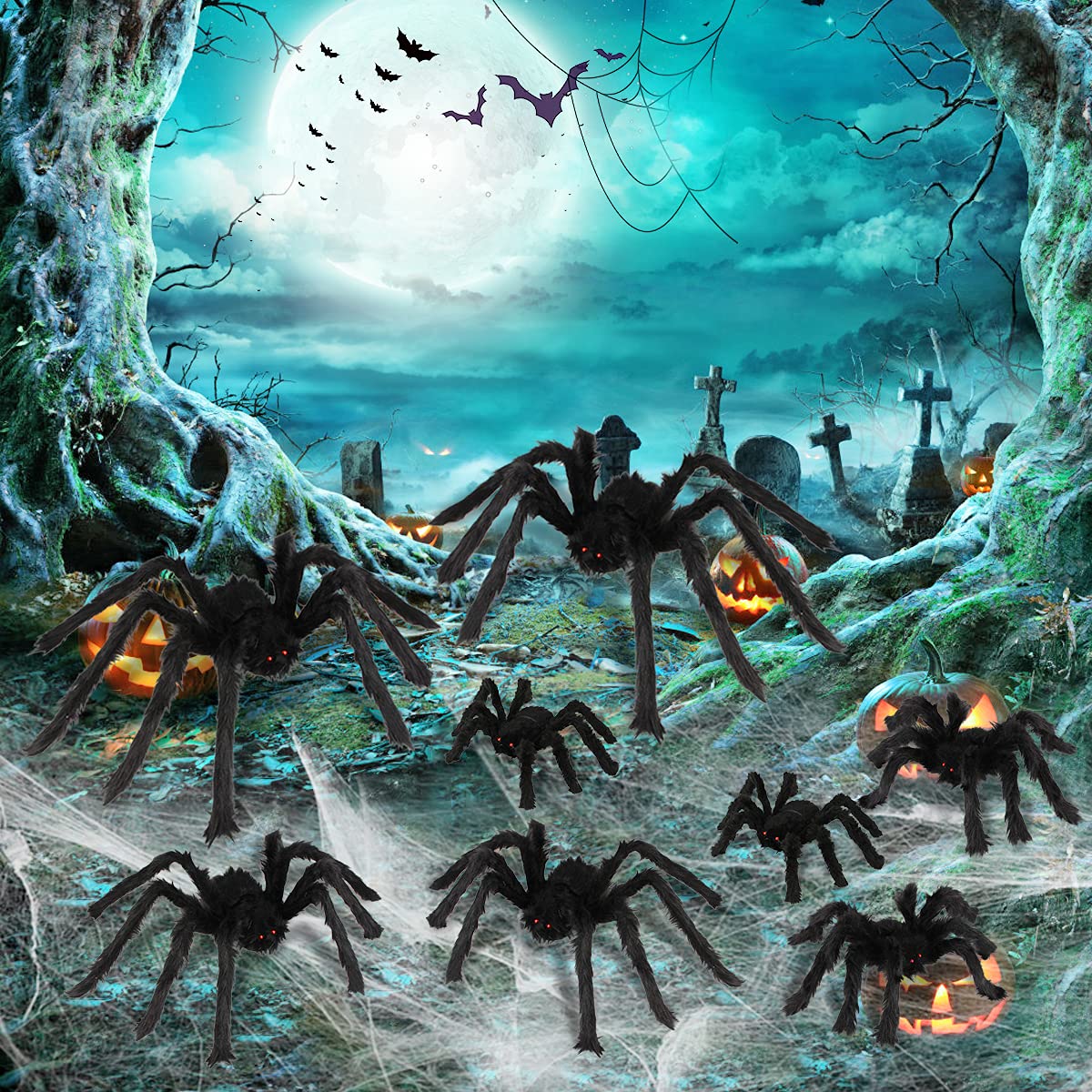 Dreampark lineup of four sizes 12 to 30 inch to create layered outdoor displays