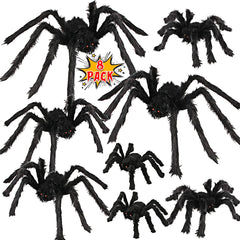 Dreampark spider posed on a porch rail showing secure placement and curb impact