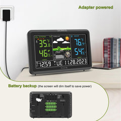 DreamSky dimmed night display with soft backlight to avoid sleep disturbance