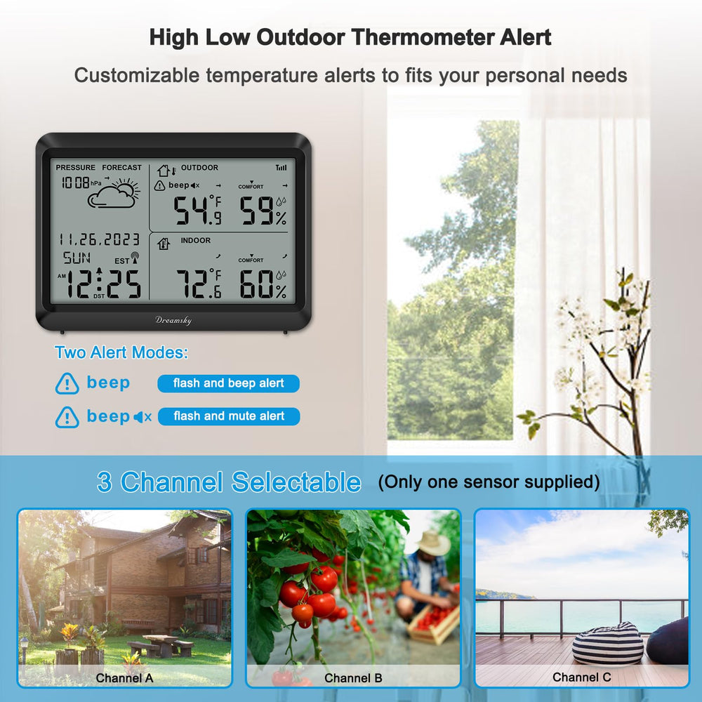 DreamSky wall mounted in kitchen showing convenient placement and quick condition checks