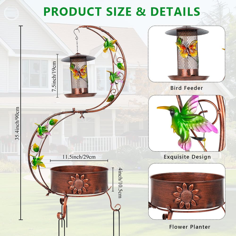 DREAMSOUL close-up sunflower planter detail enhancing garden style