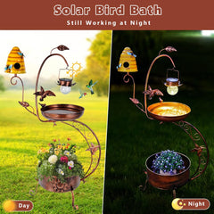 DREAMSOUL flower planter image showing drainage holes and healthy potted blooms